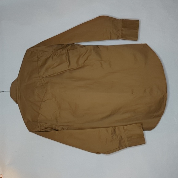 NWT Wrangler Button Down Shirt Tan - Picture 4 of 5